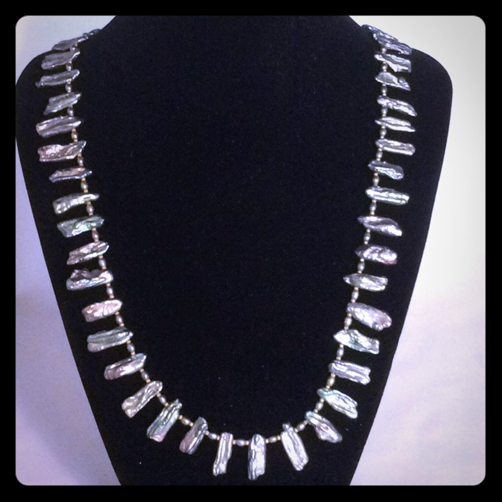 Dagger Pearl Necklace